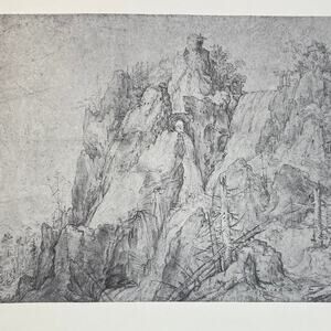 Roelandt Savery, Mountainous Landscape, Drawing, Print, Art, ~ 240623-WH 595
